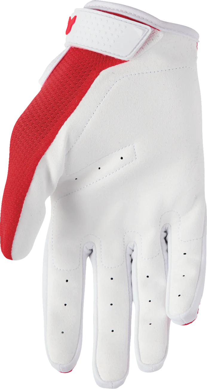THOR Youth Ridemode Static Gloves - Red - Large 3332-1929 - Image 2