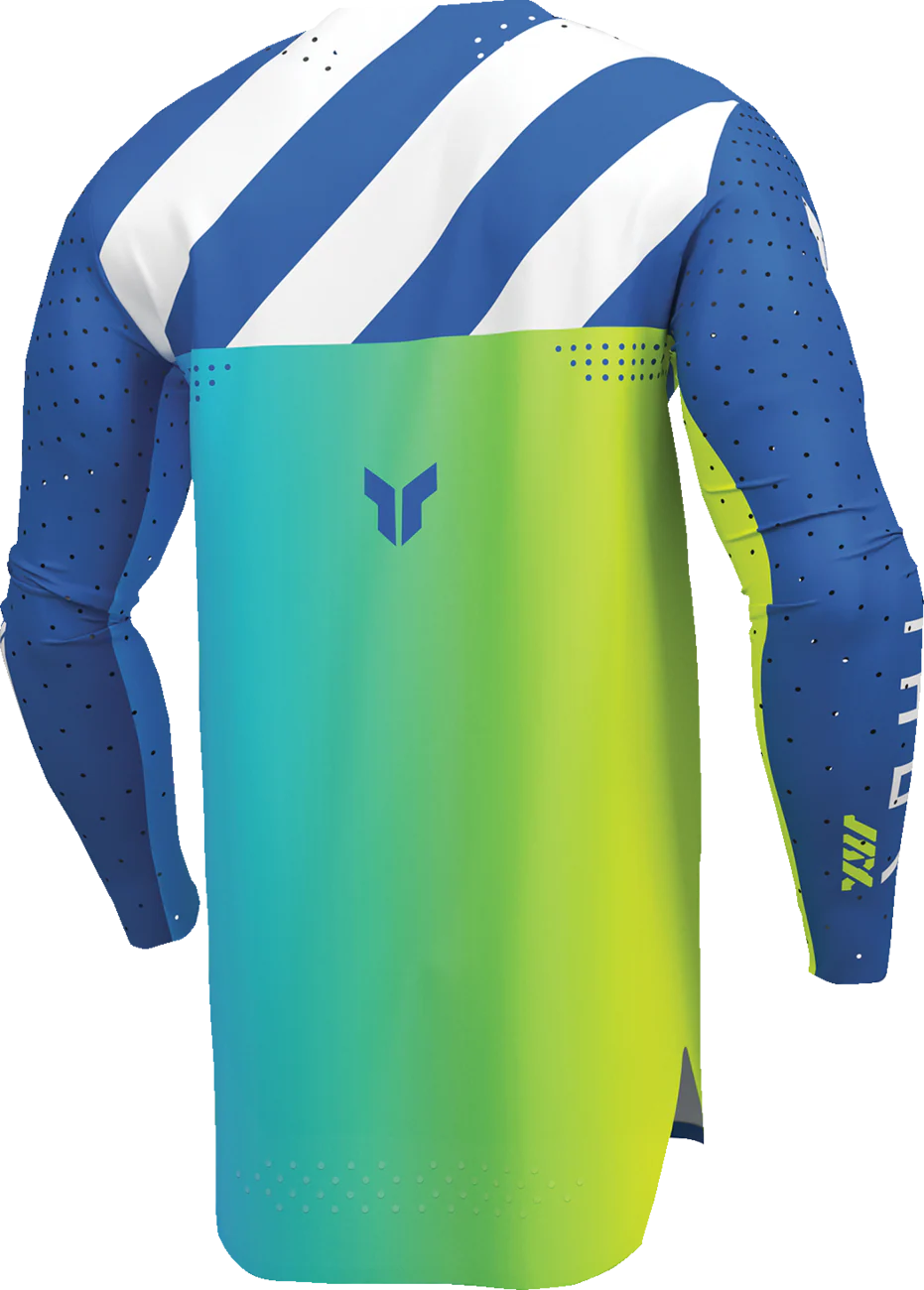 THOR Youth Sportmode Synth Jersey - Blue - Large 2912-2576 - Image 2