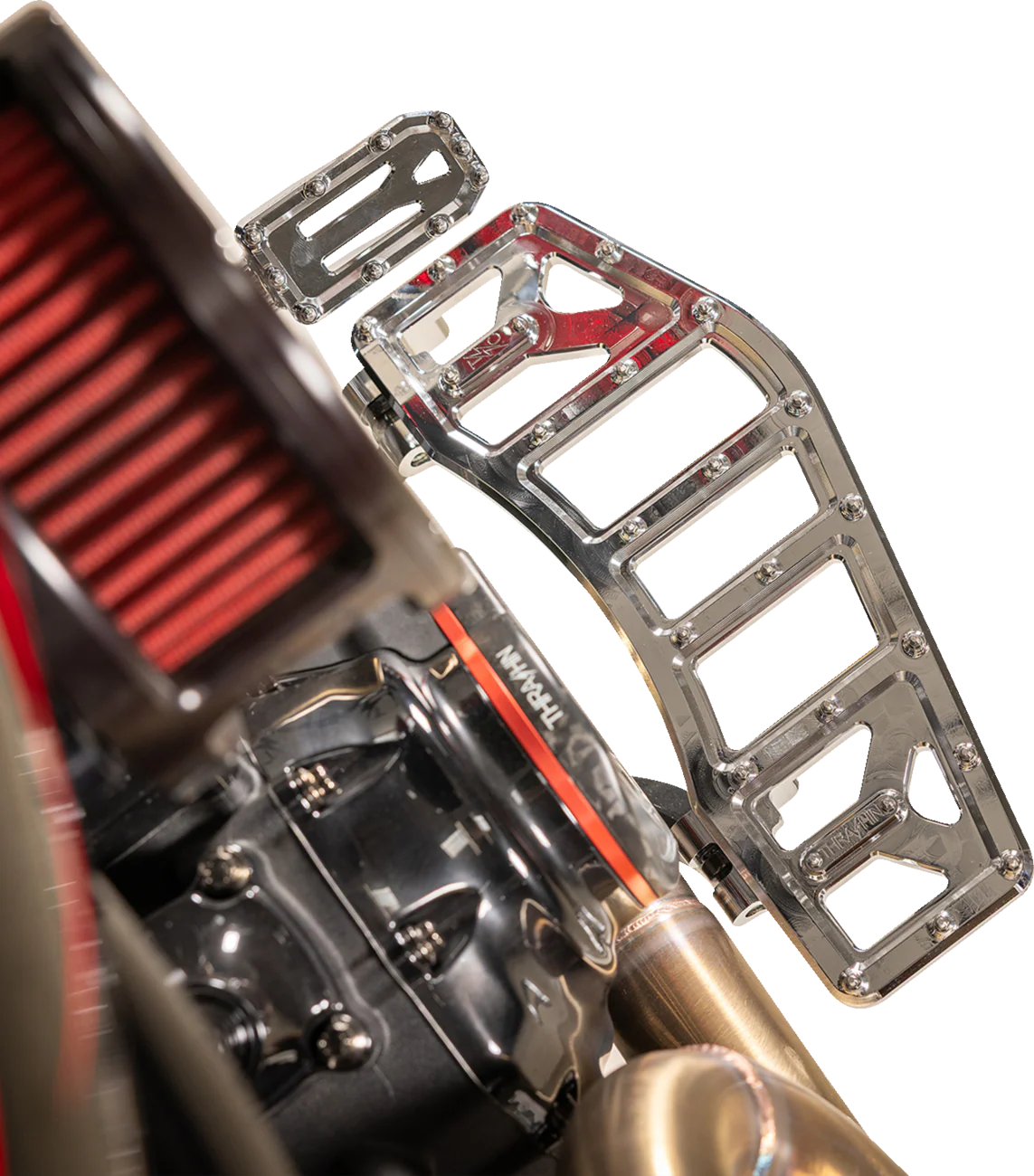 THRASHIN SUPPLY CO. Aggressor Floorboards - Chrome TSC-2219-3 - Image 6