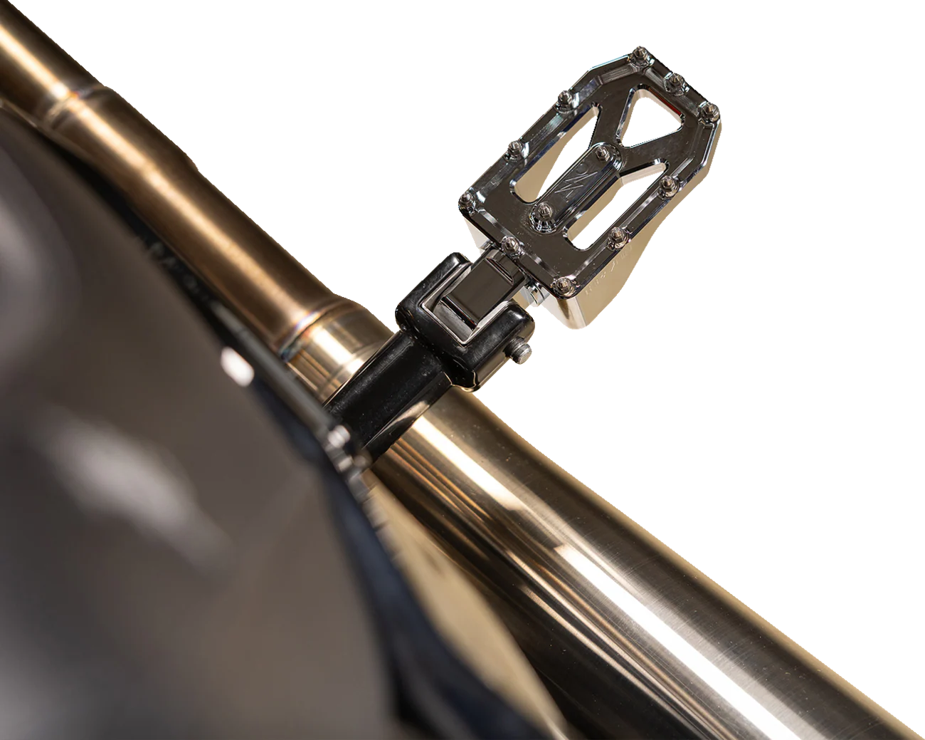 THRASHIN SUPPLY CO. Aggressor Foot Pegs - Rear - Chrome - HD '72-'25 TSC-2022-3-D - Image 2