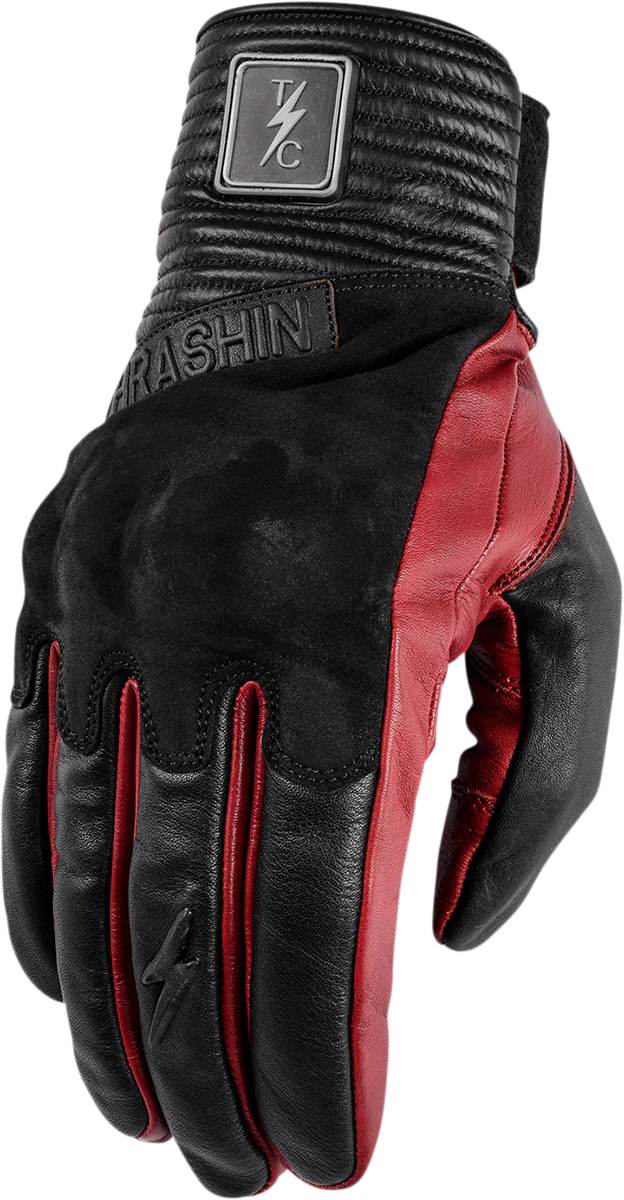 THRASHIN SUPPLY CO. Boxer Gloves - Red - Large TBG-02-10 - Image 2