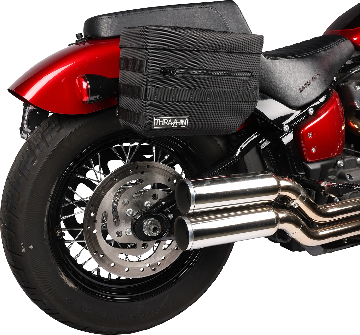 THRASHIN SUPPLY CO. Essential Saddlebags - Black TSB-0006 - Image 10