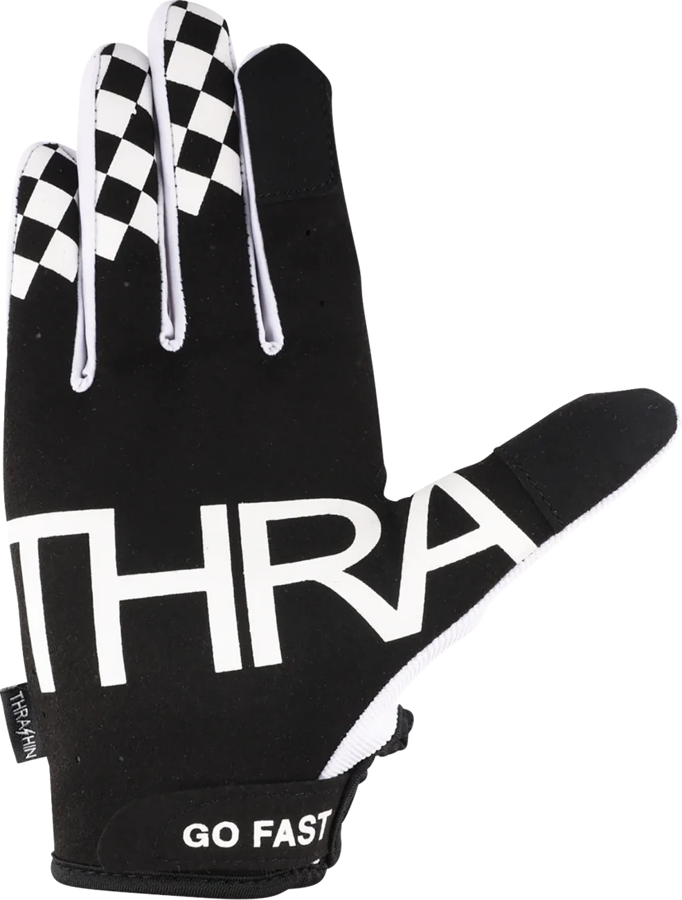 THRASHIN SUPPLY CO. Go Fast Stealth Gloves - White - Small SV1-10-08 - Image 4