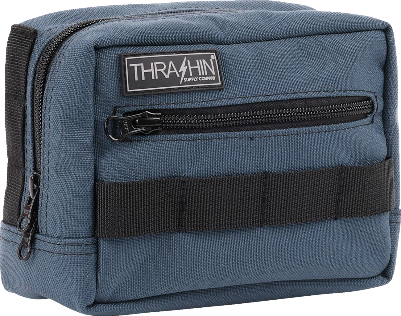 THRASHIN SUPPLY CO. Handlebar Bag - Blue THB-0023 - Image 3