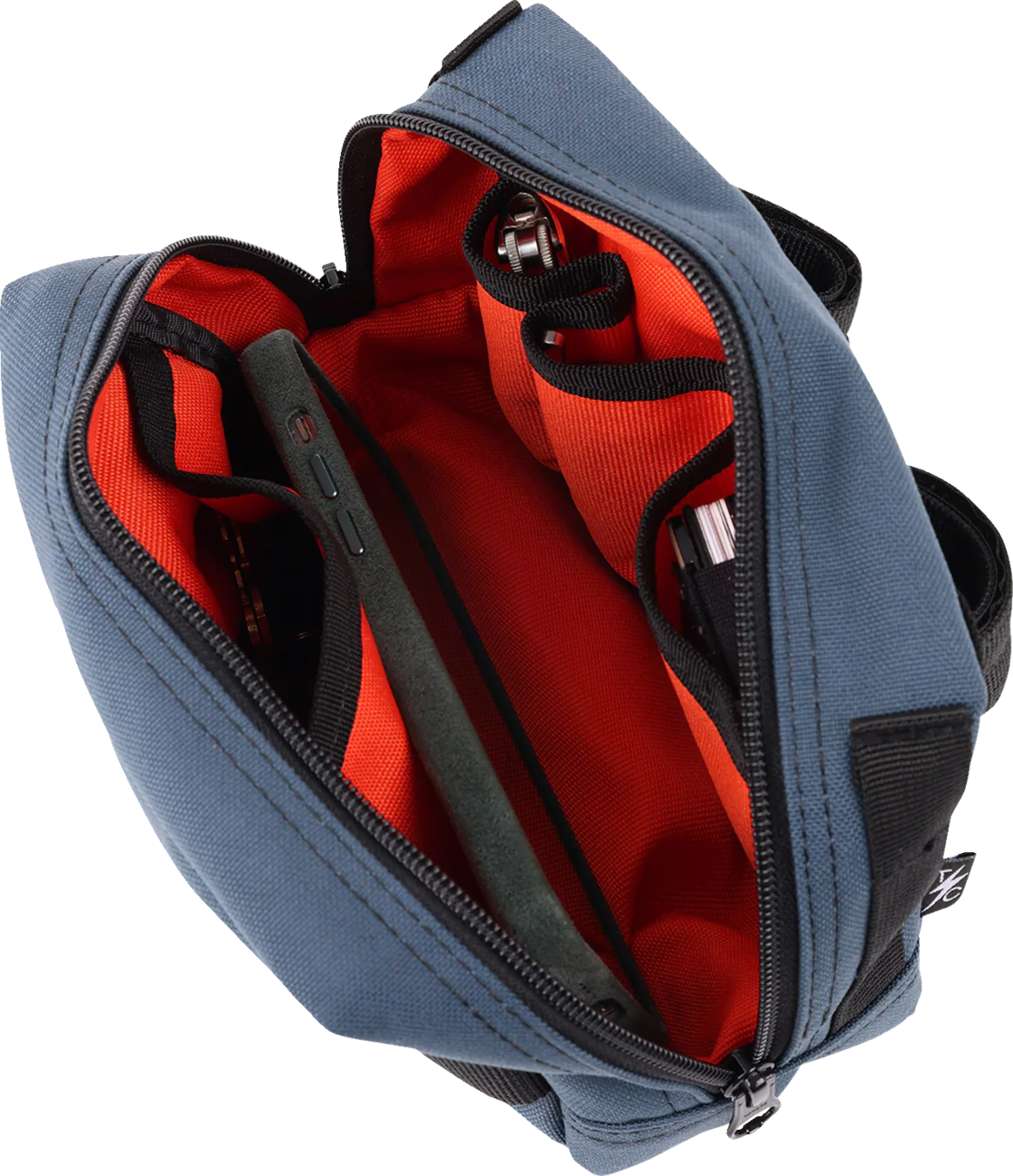 THRASHIN SUPPLY CO. Handlebar Bag - Blue THB-0023 - Image 5