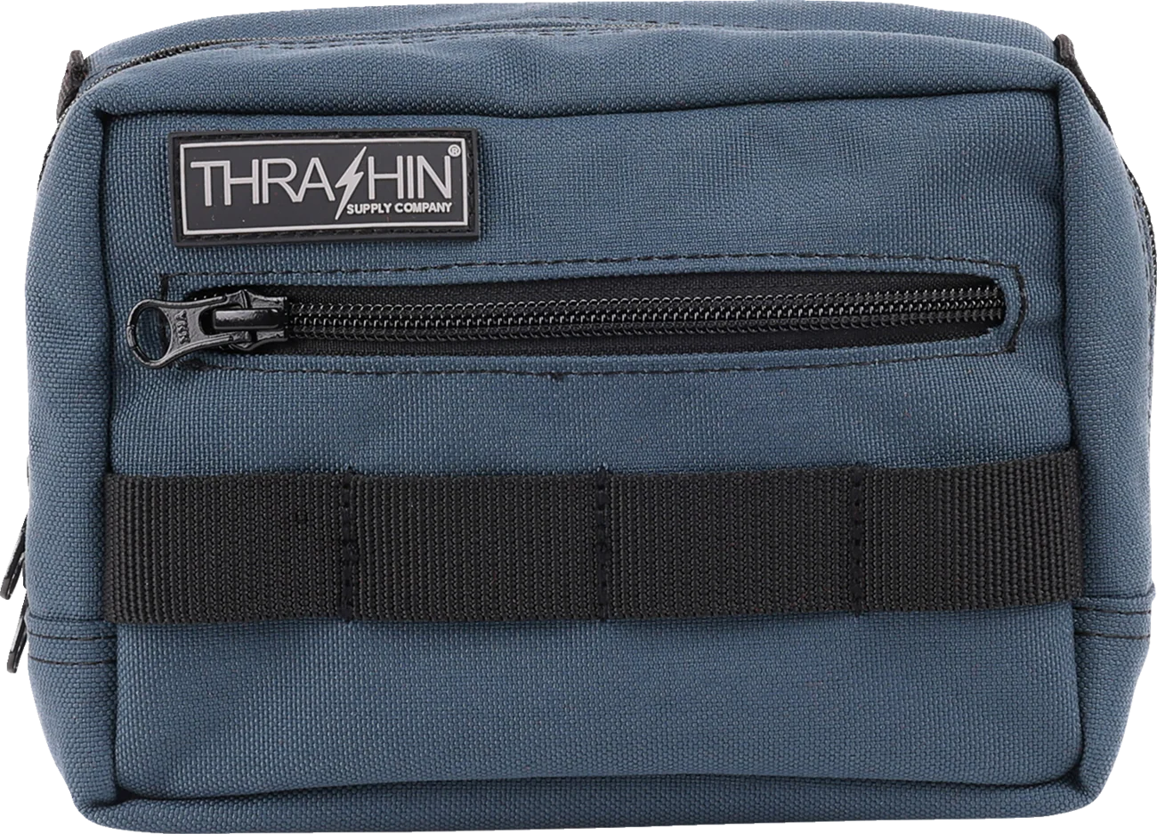 THRASHIN SUPPLY CO. Handlebar Bag - Blue THB-0023 - Image 6