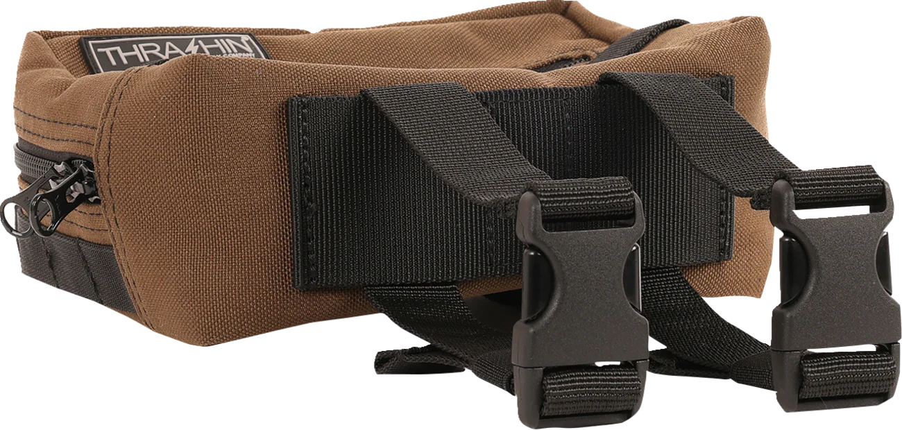THRASHIN SUPPLY CO. Handlebar Bag - Brown THB-0006 - Image 3