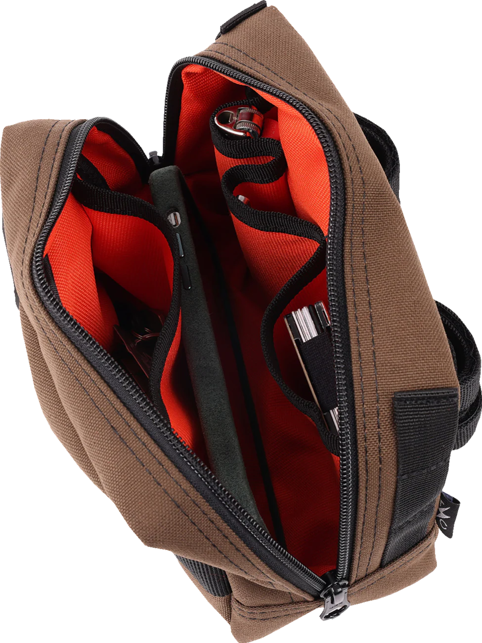 THRASHIN SUPPLY CO. Handlebar Bag - Brown THB-0006 - Image 4