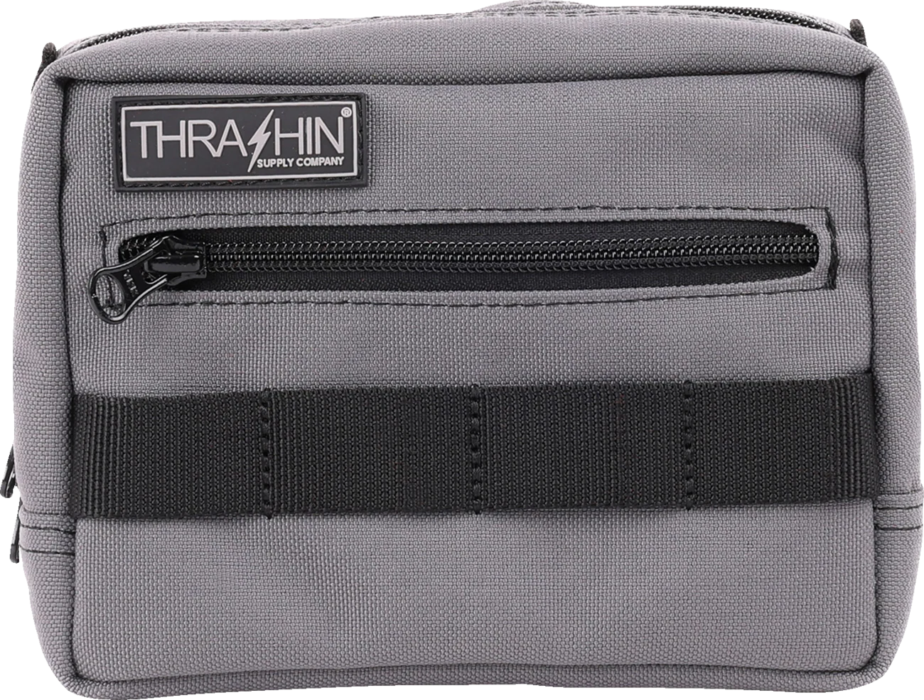 THRASHIN SUPPLY CO. Handlebar Bag - Gray THB-0016