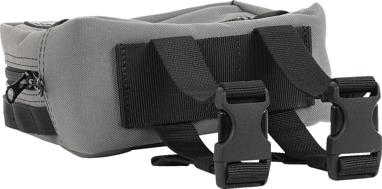 THRASHIN SUPPLY CO. Handlebar Bag - Gray THB-0016 - Image 4