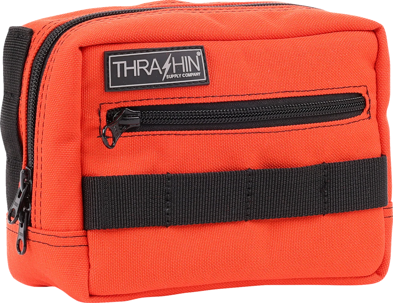 THRASHIN SUPPLY CO. Handlebar Bag - Orange THB-0025 - Image 3