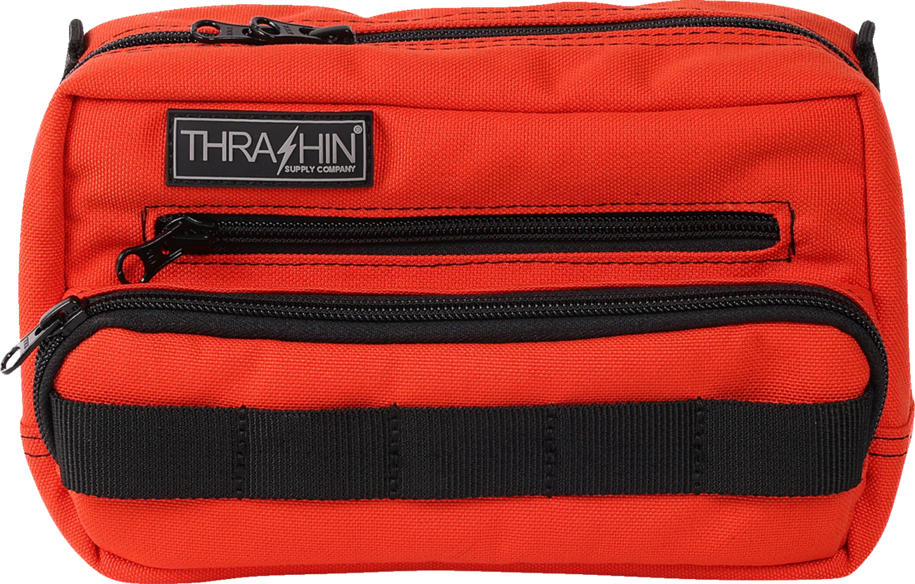 THRASHIN SUPPLY CO. Handlebar Bag Plus - Orange THB-0028