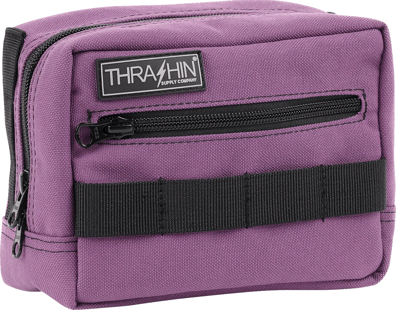 THRASHIN SUPPLY CO. Handlebar Bag - Purple THB-0024 - Image 3