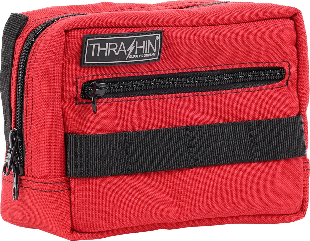 THRASHIN SUPPLY CO. Handlebar Bag - Red THB-0015