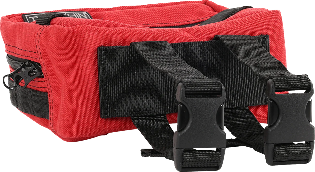 THRASHIN SUPPLY CO. Handlebar Bag - Red THB-0015 - Image 3