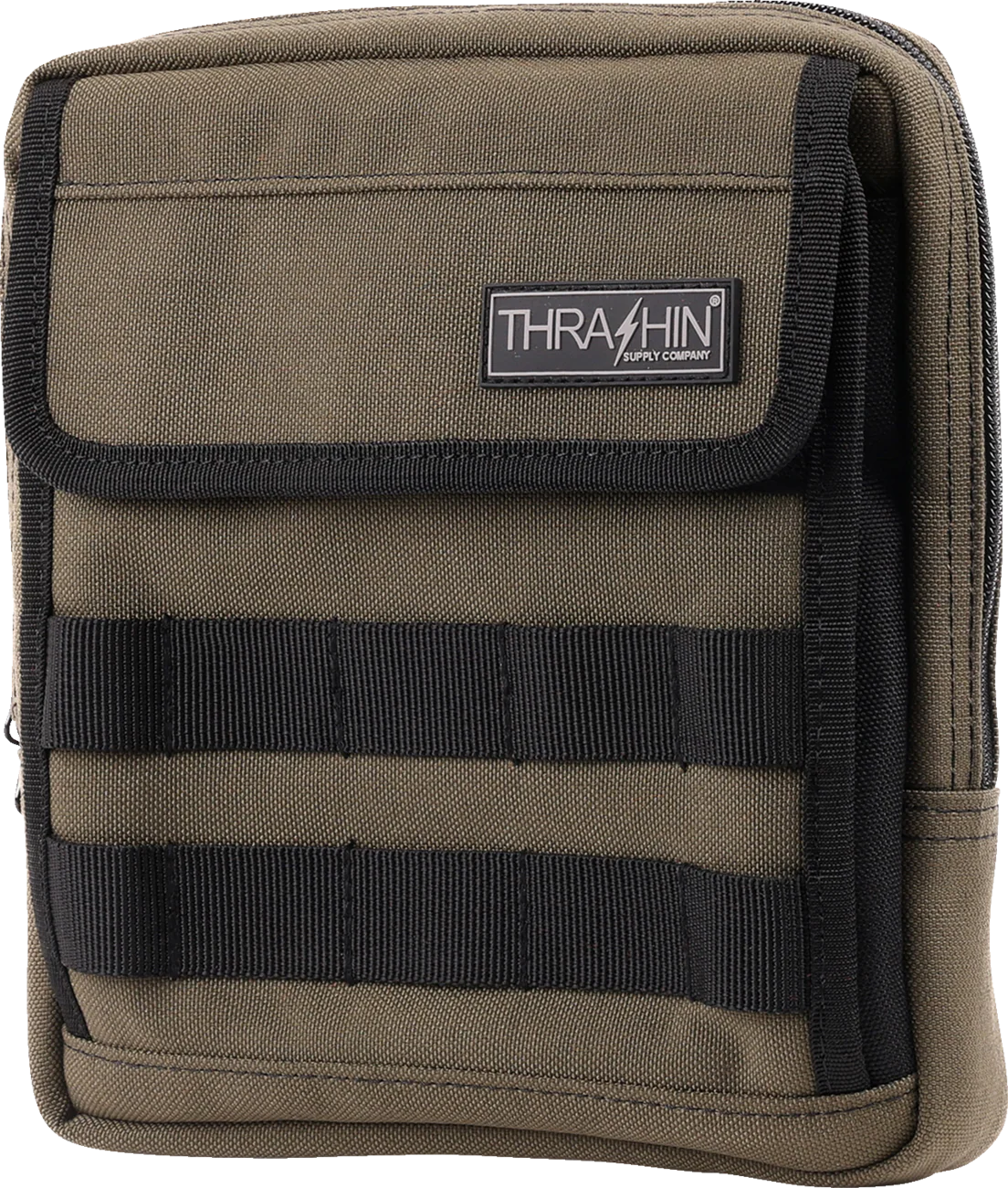 THRASHIN SUPPLY CO. Handlebar Bag Slim - Green THB-0031 - Image 3