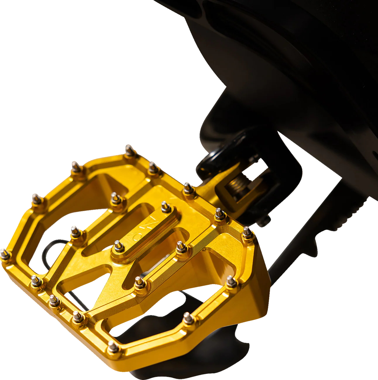THRASHIN SUPPLY CO. Mini Aggressor Floorboards - Gold - Rear TSC-2031-5-D - Image 3