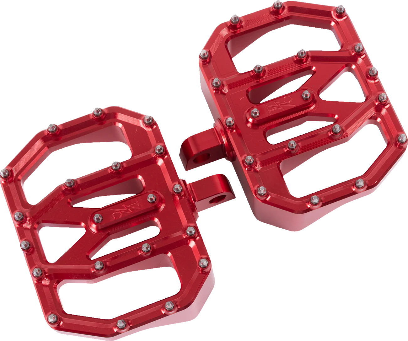 THRASHIN SUPPLY CO. Mini Aggressor Floorboards - Red - Rear TSC-2031-2-D