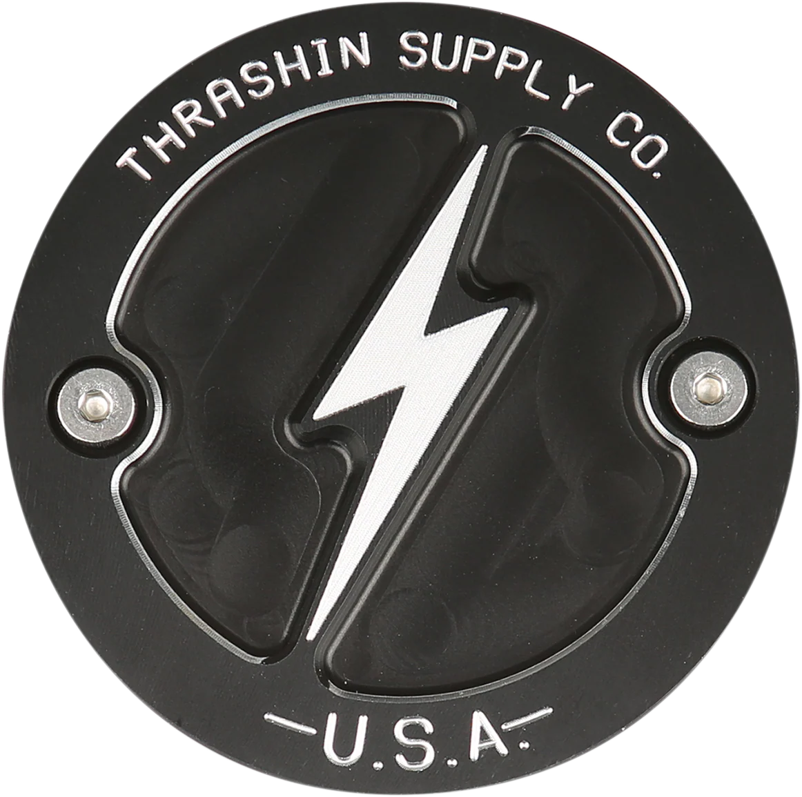 THRASHIN SUPPLY CO. Points Cover - Dished - Black - M8 TSC-3027-4 - Image 2