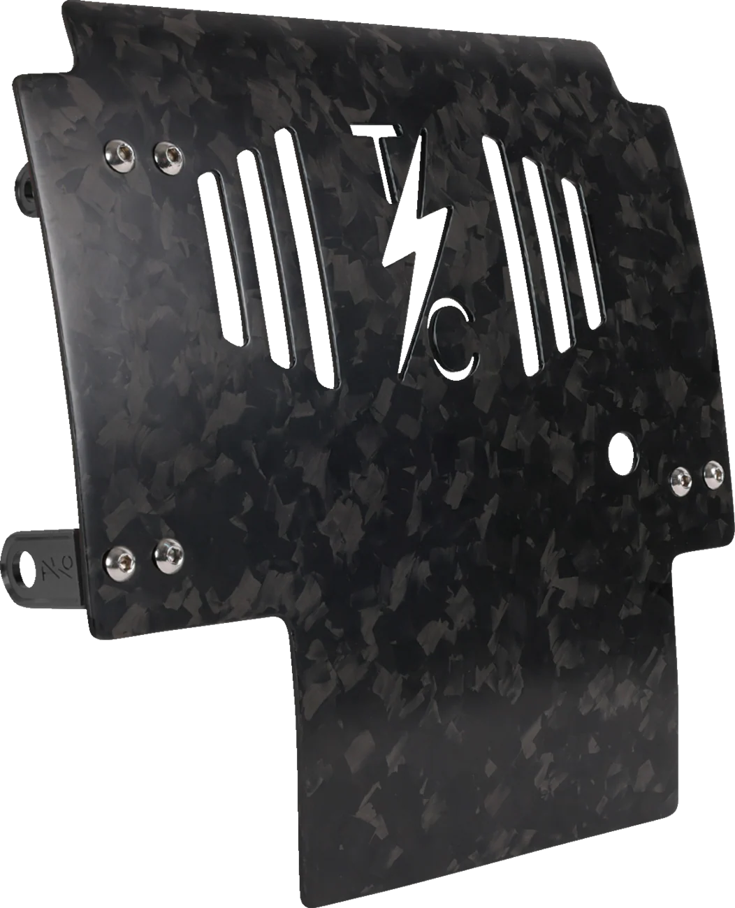 THRASHIN SUPPLY CO. Skid Plate - Carbon Fiber/Forged - With Black Brackets - FLHX/FLTRX TSC-3035-1 - Image 5