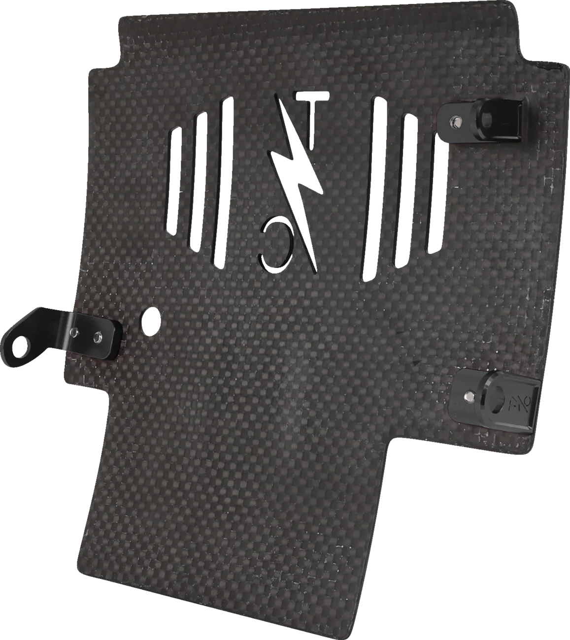 THRASHIN SUPPLY CO. Skid Plate - Carbon Fiber/Forged - With Black Brackets - FLHX/FLTRX TSC-3035-1 - Image 8