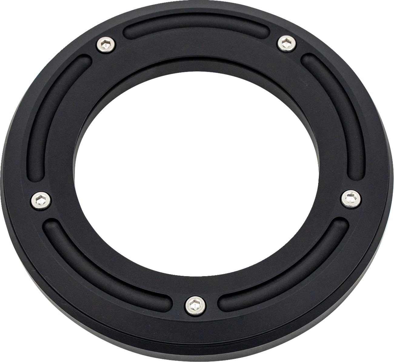 TRASK Assault Derby Cover with Window - Matte Black - Big Twin TM-0040MBK