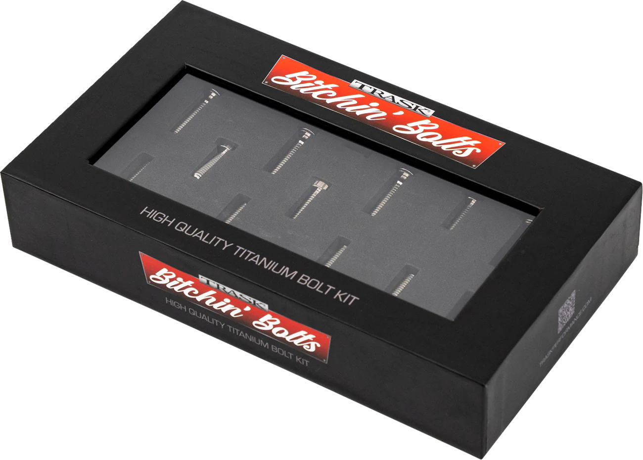 TRASK Bitchin' Bolts Hardware Kit - Titanium - M8 - Cam Cover TM-1050-C