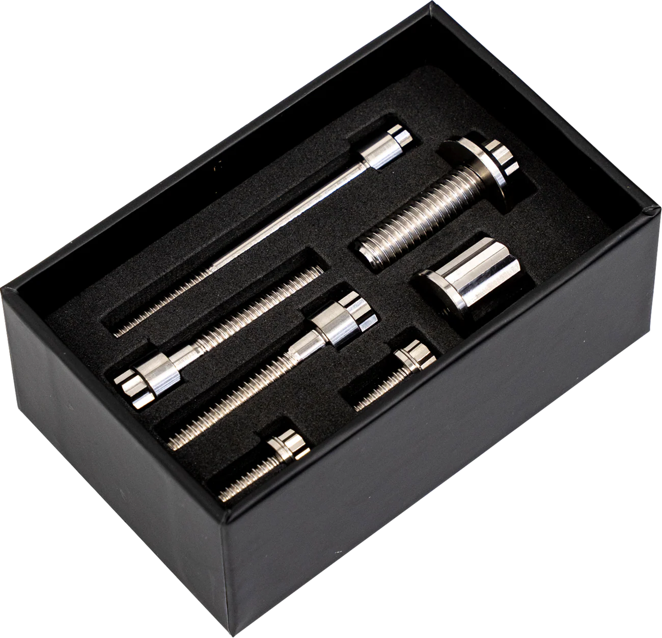 TRASK Bitchin' Bolts Hardware Kit - Titanium - M8 - Coil and Horn TM-1050-J - Image 2