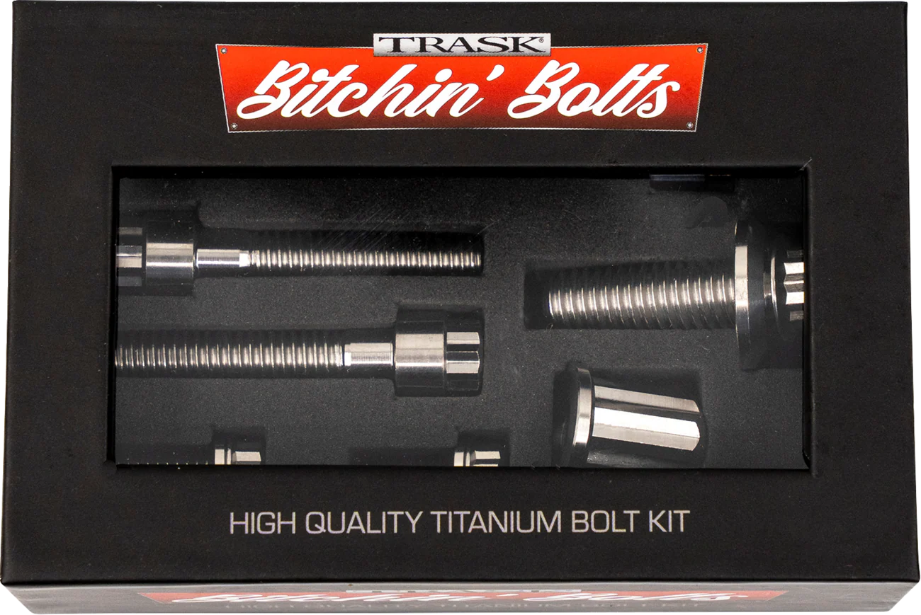 TRASK Bitchin' Bolts Hardware Kit - Titanium - M8 - Coil and Horn TM-1050-J - Image 3