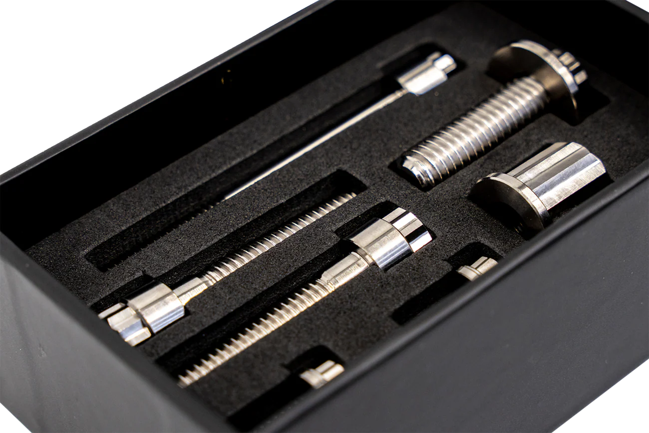 TRASK Bitchin' Bolts Hardware Kit - Titanium - M8 - Coil and Horn TM-1050-J - Image 4