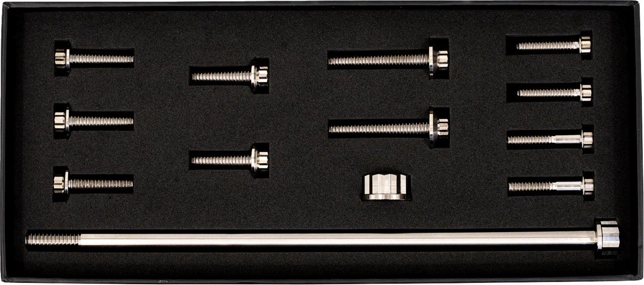 TRASK Bitchin' Bolts Hardware Kit - Titanium - M8 - Motor Mount TM-1050-E - Image 5