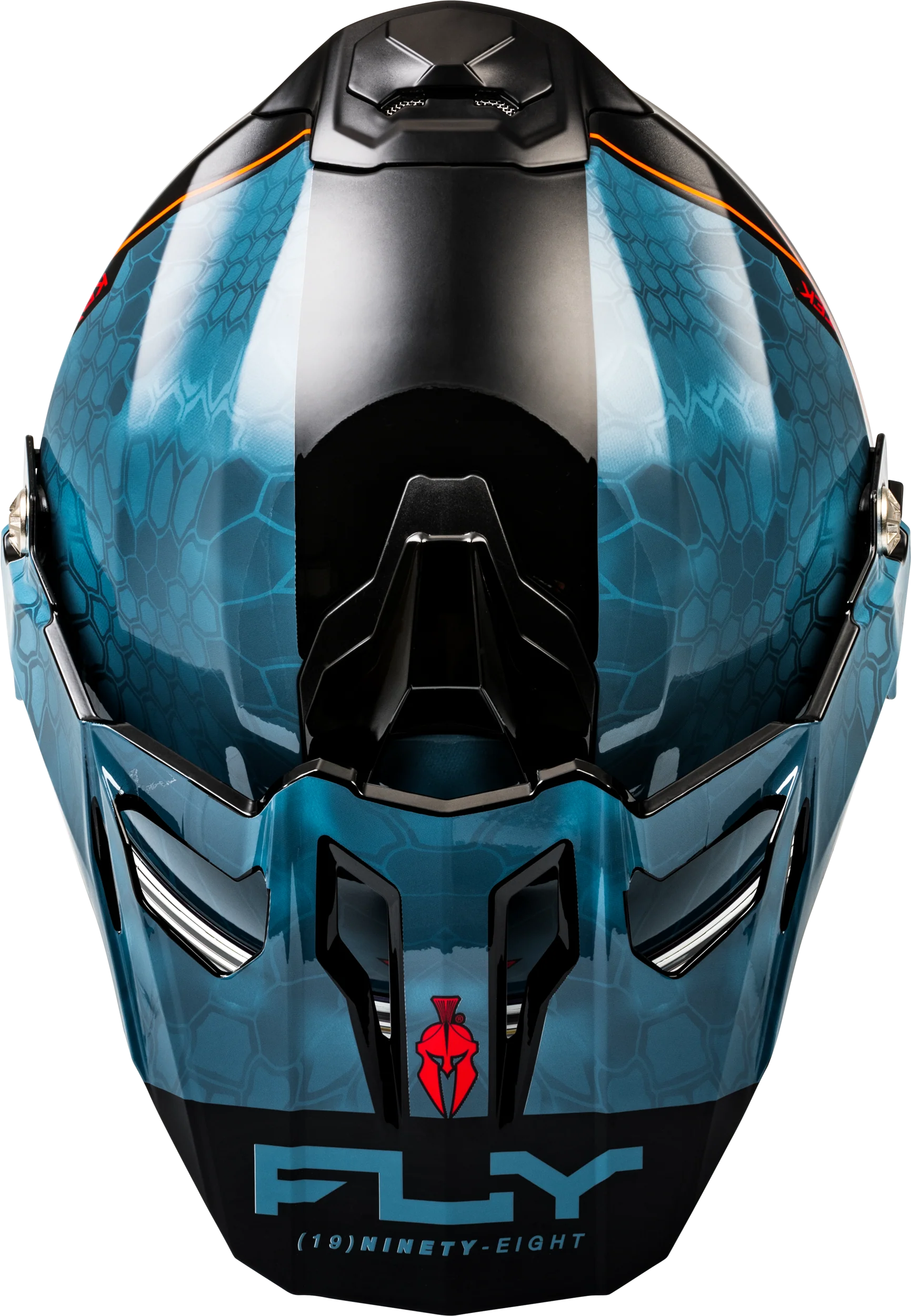 Trekker Cw Conceal Helmet Dual Shld Slate/Black/Red Xl - Image 3
