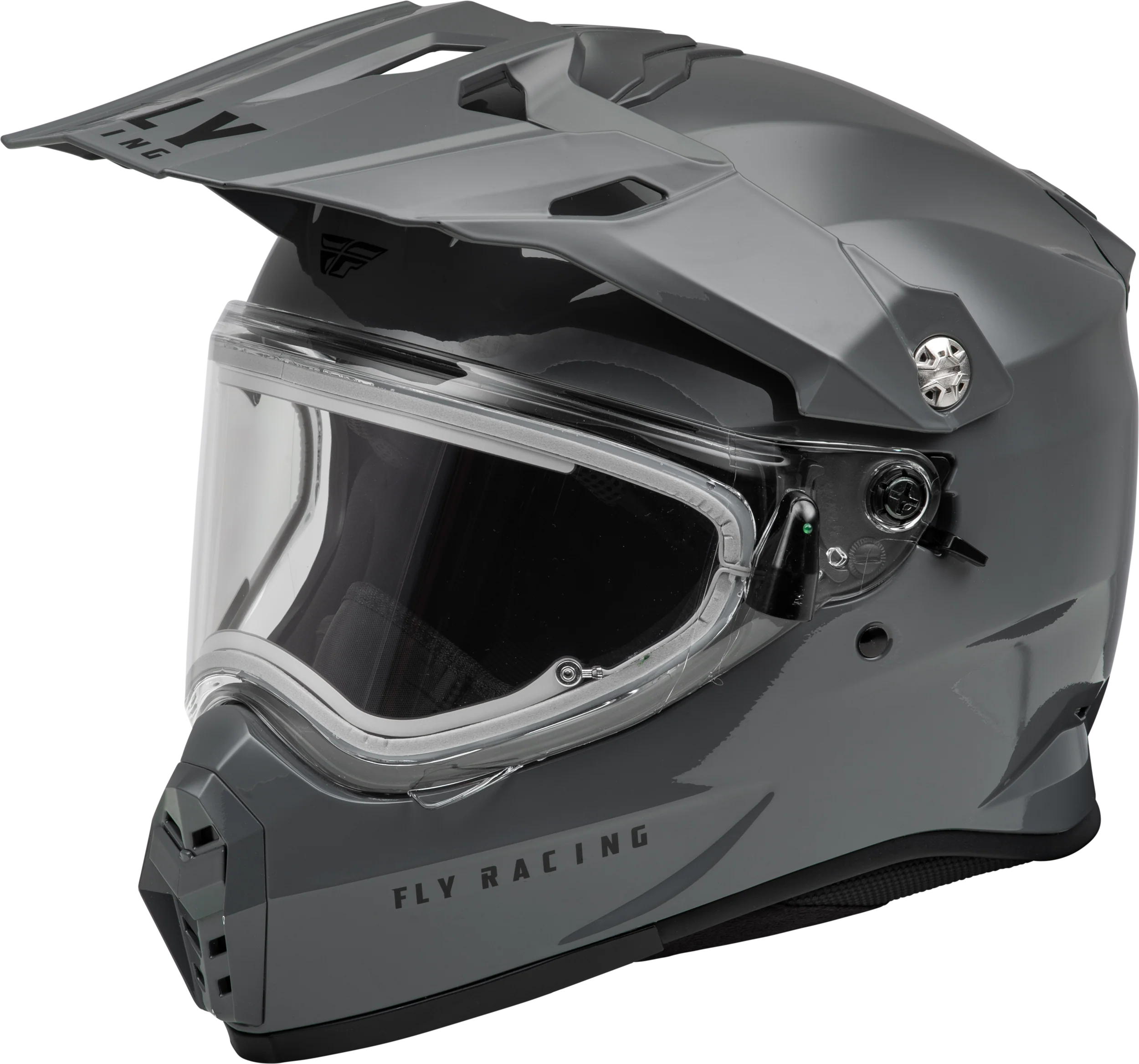 Trekker Cw Solid Helmet Elec Shld Grey 2x
