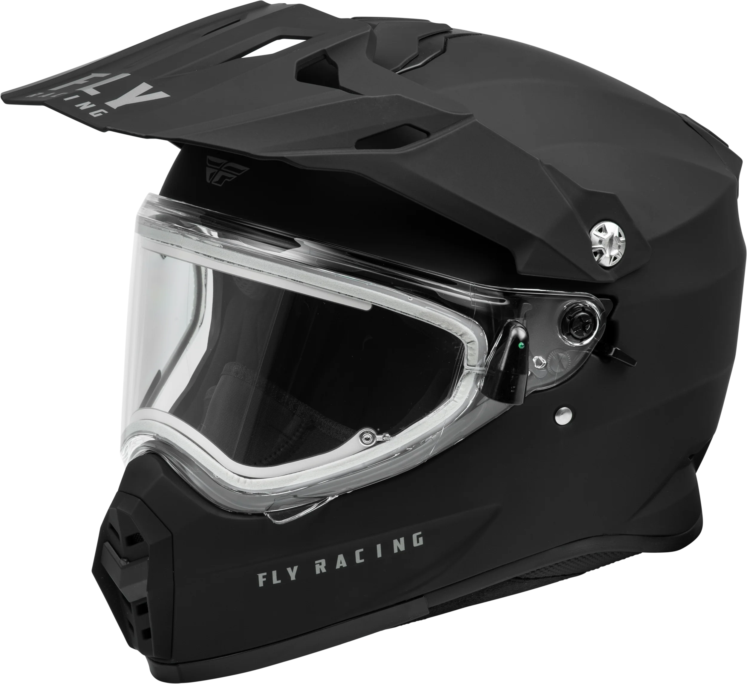 Trekker Cw Solid Helmet Elec Shld Matte Black Md