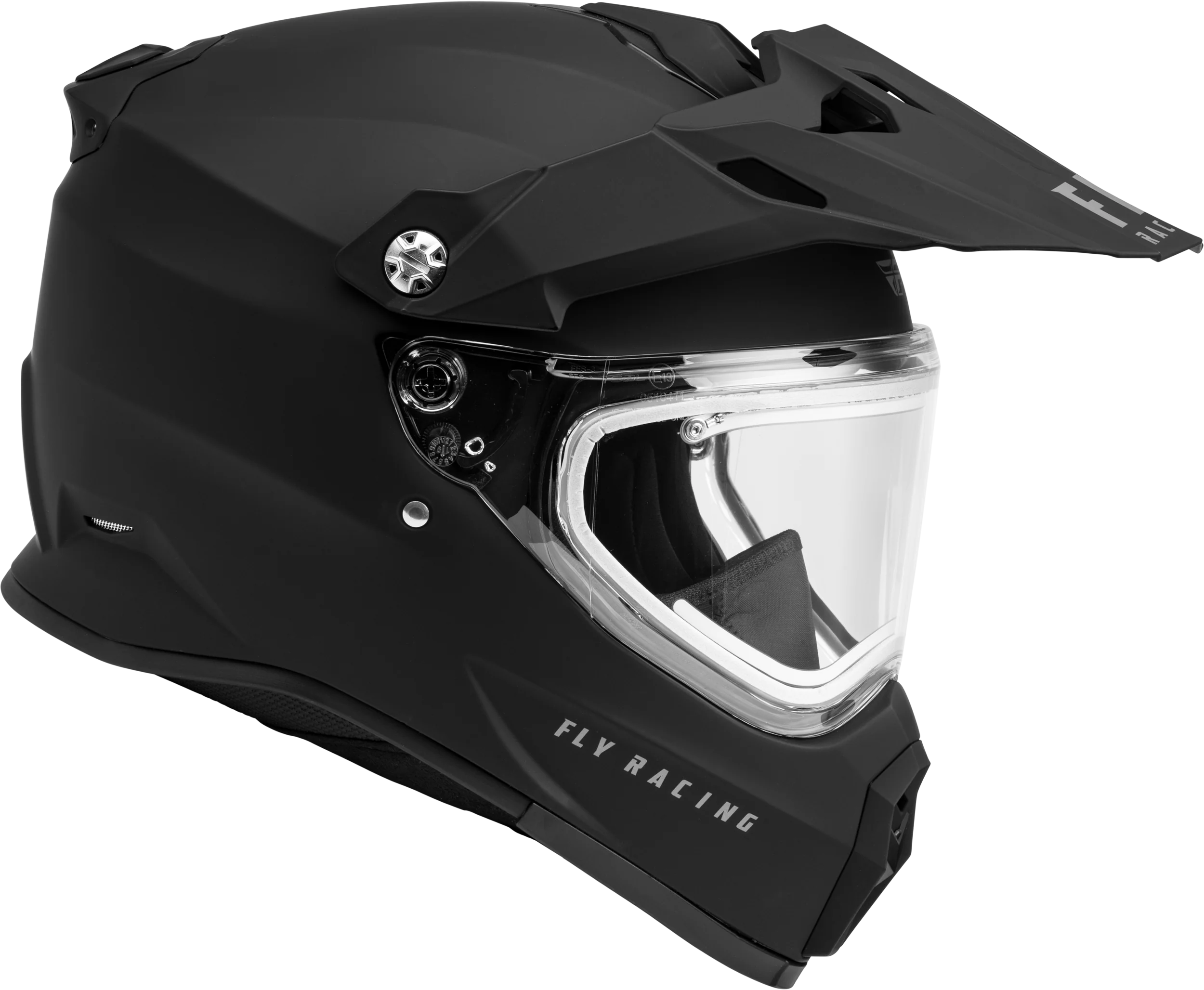 Trekker Cw Solid Helmet Elec Shld Matte Black Xl - Image 4