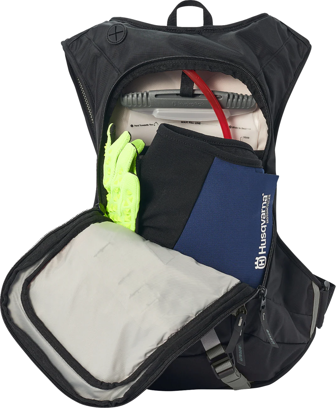 USWE Moto Hydration Pack - 12L - Carbon/Black 5212099001 - Image 4