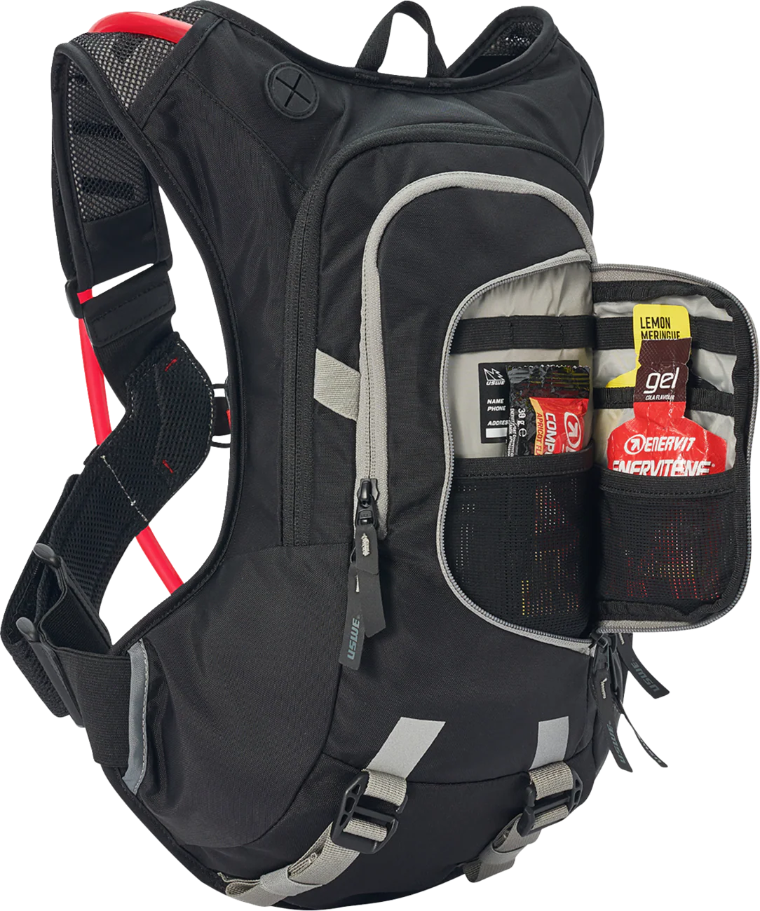 USWE Moto Hydration Pack - 8L - Black/Gray 5208099001 - Image 2