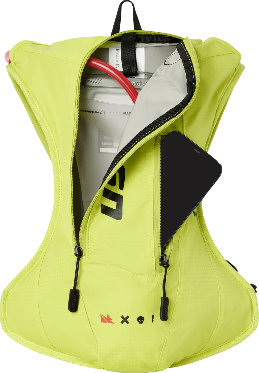 USWE Outlander Hydration Pack - 4L - Crazy Yellow 204077002 - Image 2