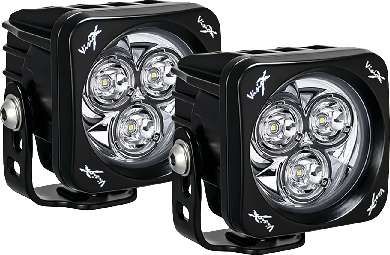 Vision X Light Cannon - CG2 - 3" - Multi LED - Square - Clear Lens 9929651