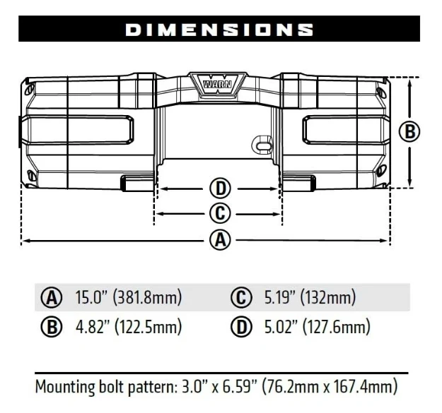 WARN AXON 55 Winch - Wire Rope 101155 - Image 5
