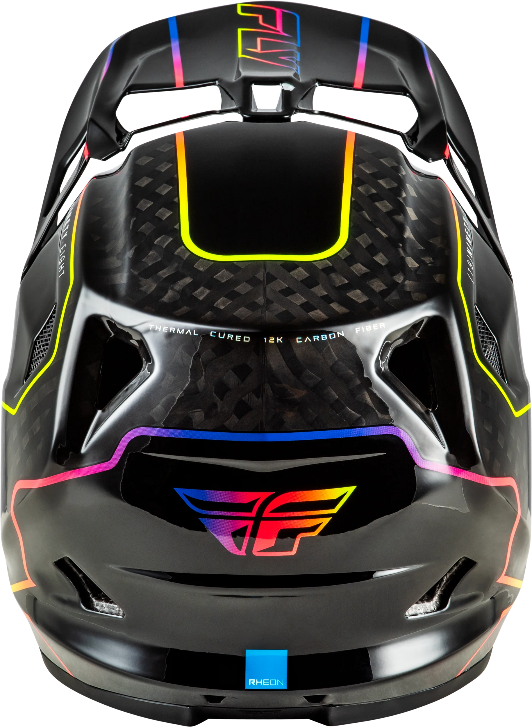 Werx R Flow Carbon Helmet Black Carbon/Black/Multi Xl - Image 2