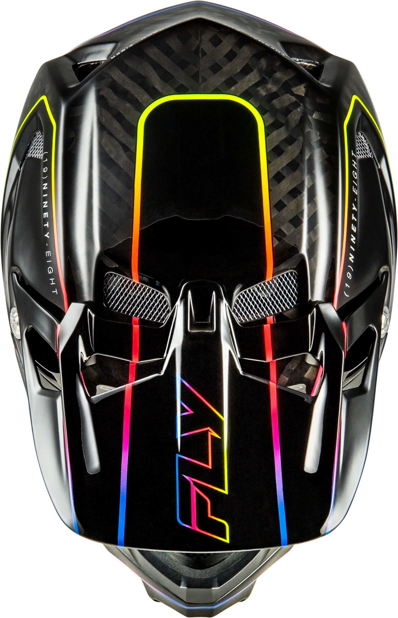Werx R Flow Carbon Helmet Black Carbon/Black/Multi Xl - Image 3