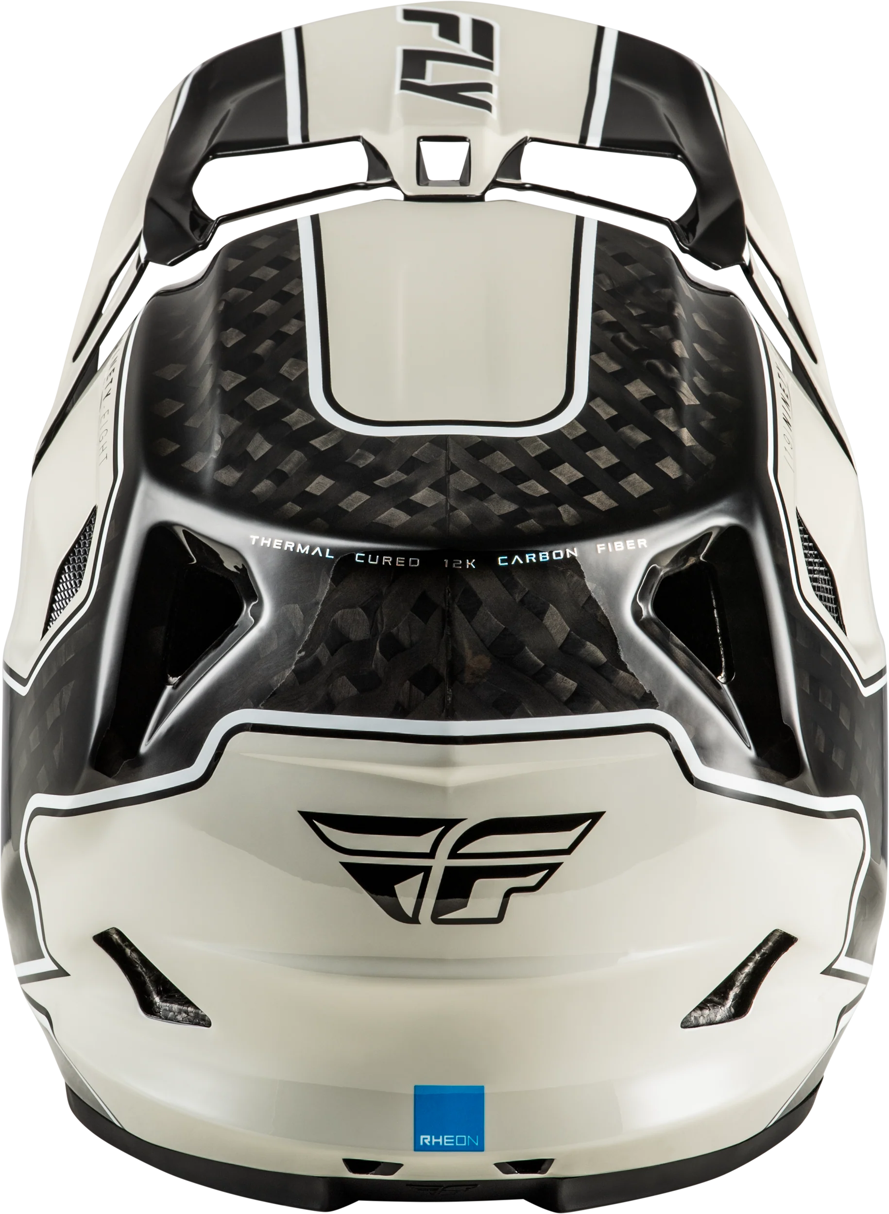 Werx R Flow Carbon Helmet Black Carbon/Grey Md - Image 2