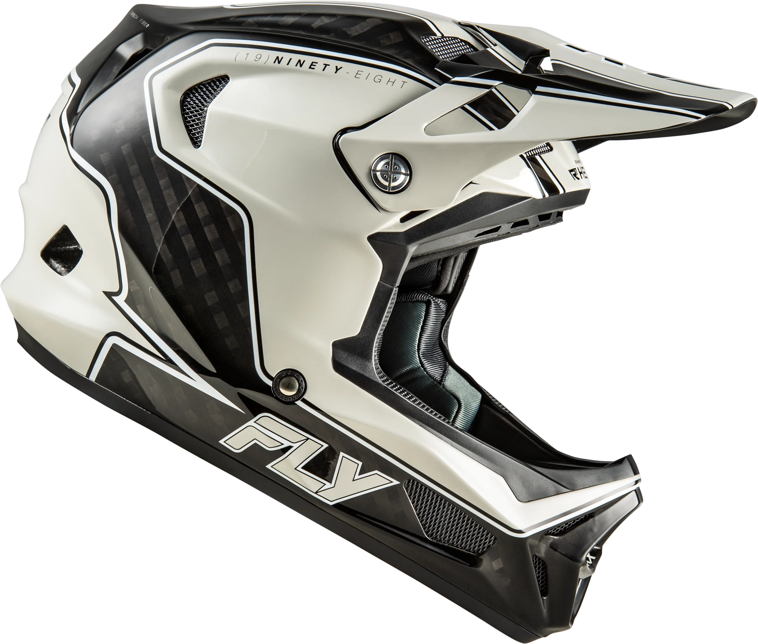 Werx R Flow Carbon Helmet Black Carbon/Grey Md - Image 4