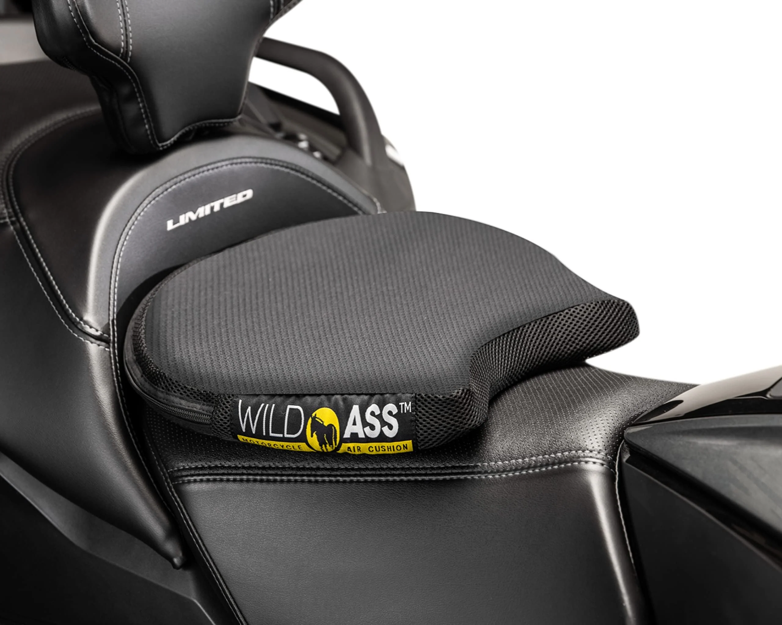 Wild Ass Smart Air Gel Motorcycle Seat Cushion, Black - Image 7