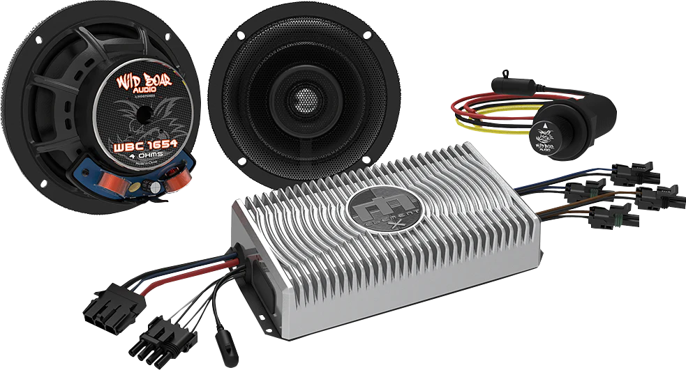 WILD BOAR AUDIO Amplifier/Speaker/Bluetooth Controller - FLHT WBA FLHT-BT KIT