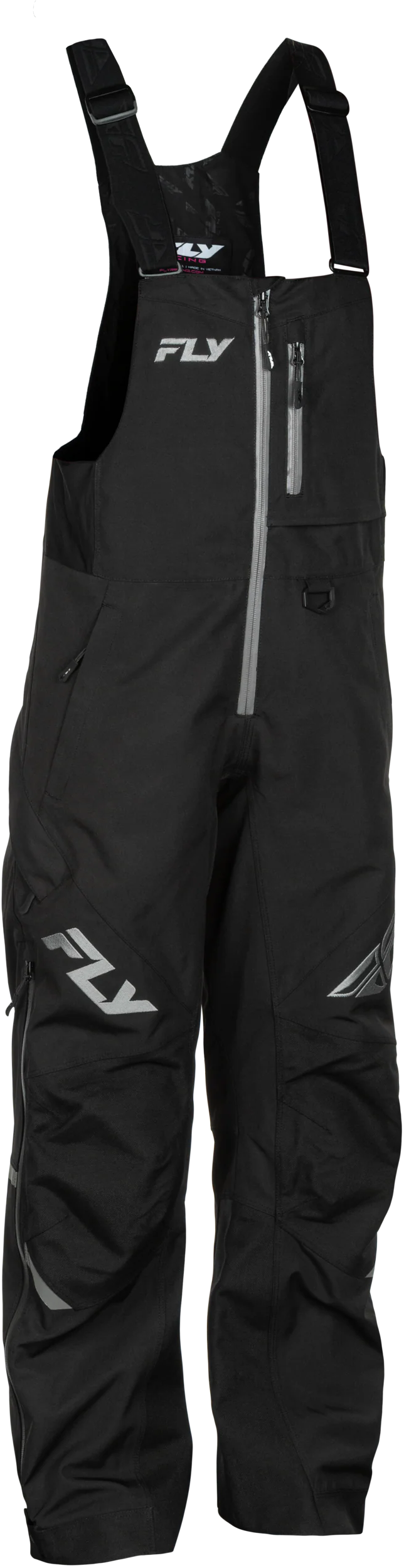 Women's Carbon Bibs Black/Grey 4x