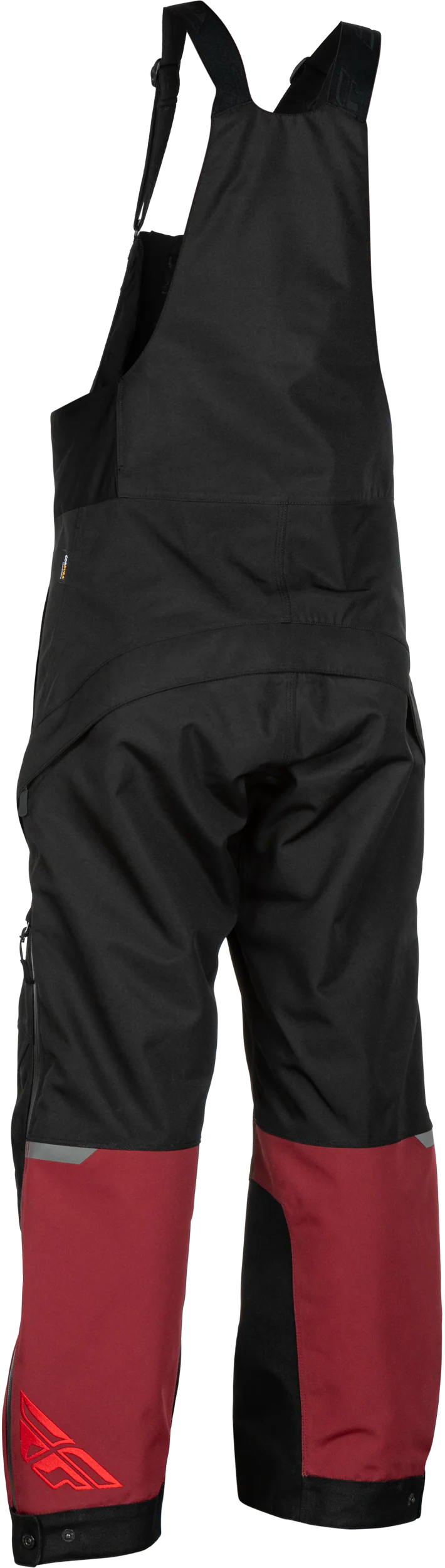 Women's Carbon Bibs Merlot/Red Sm - Image 2