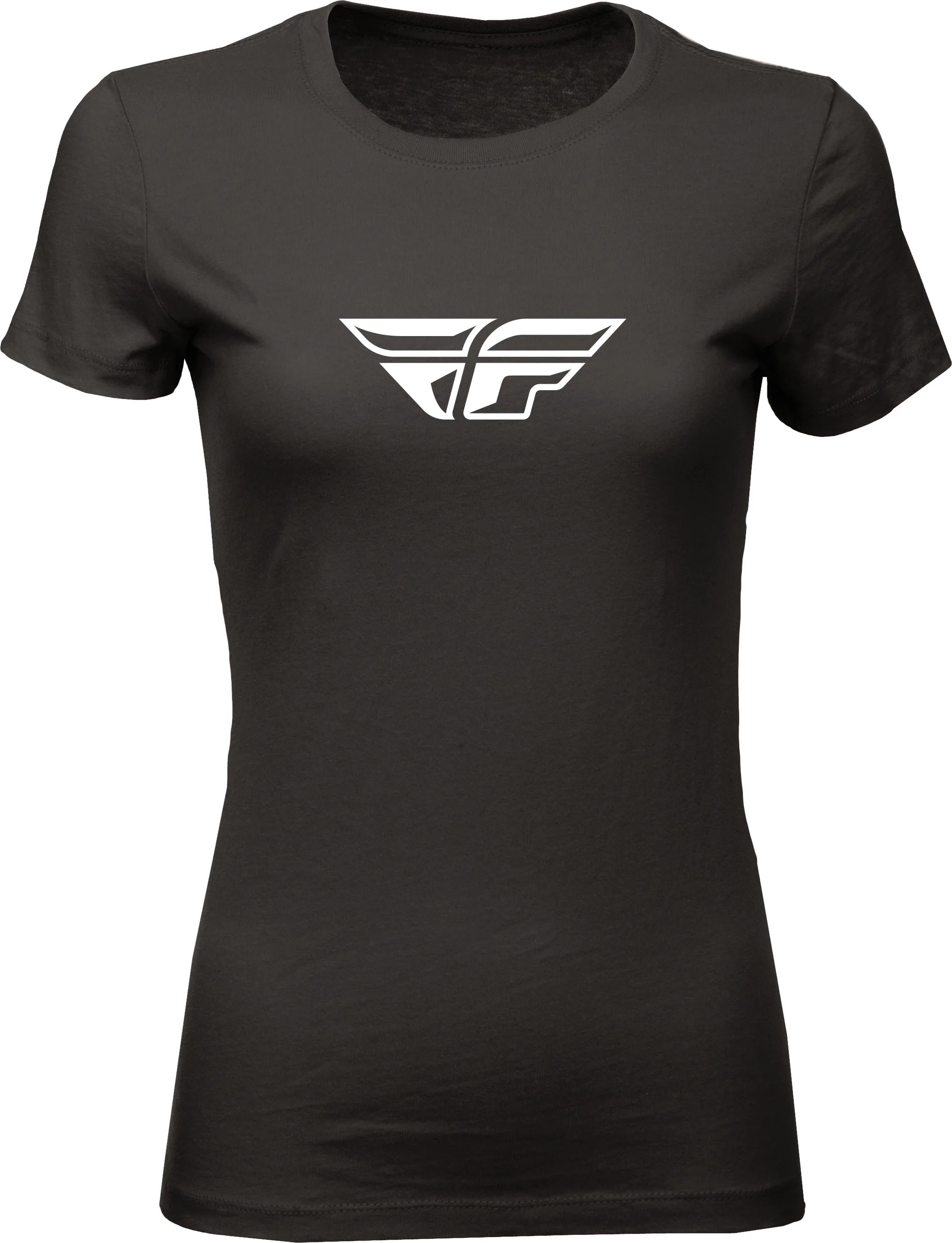 Women's Fly F Wing Tee Black 2x