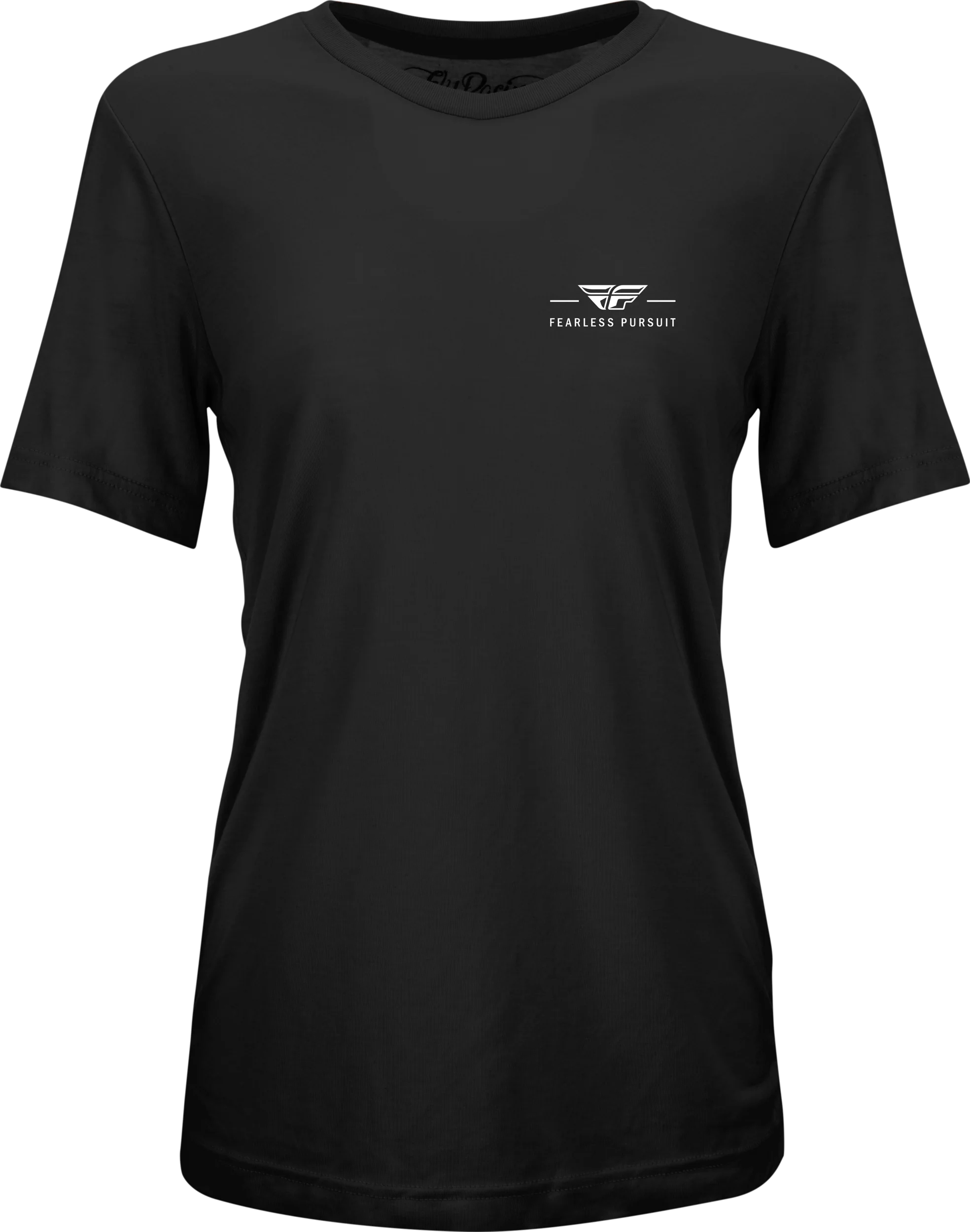 Women's Fly Motto Tee Black Md